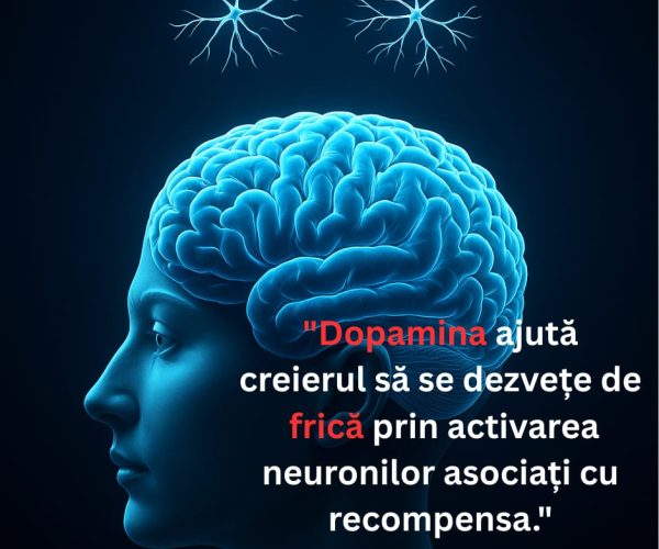 Dopamina ajută la eliberarea de frică.